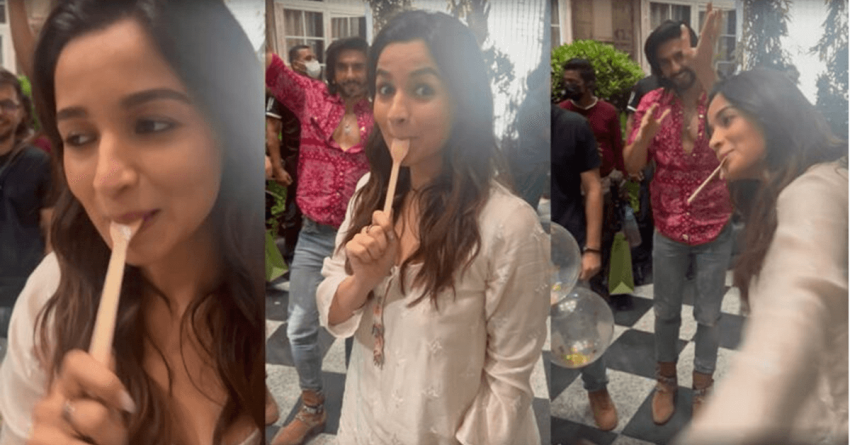 रॉकी एंड रानी की शूटिंग के दौरान रणवीर सिंह और आलिया भट्ट ने चन्ना मेरिया गाने पर किया डांस…