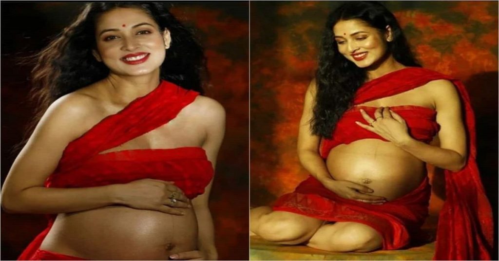 Vidisha Srivastava ने रेड आउटफिट में करावाया मैटरनिटी फोटोशूट, प्रेग्नेंसी में बोल्डनेस दिखाने पर हुईं ट्रोल